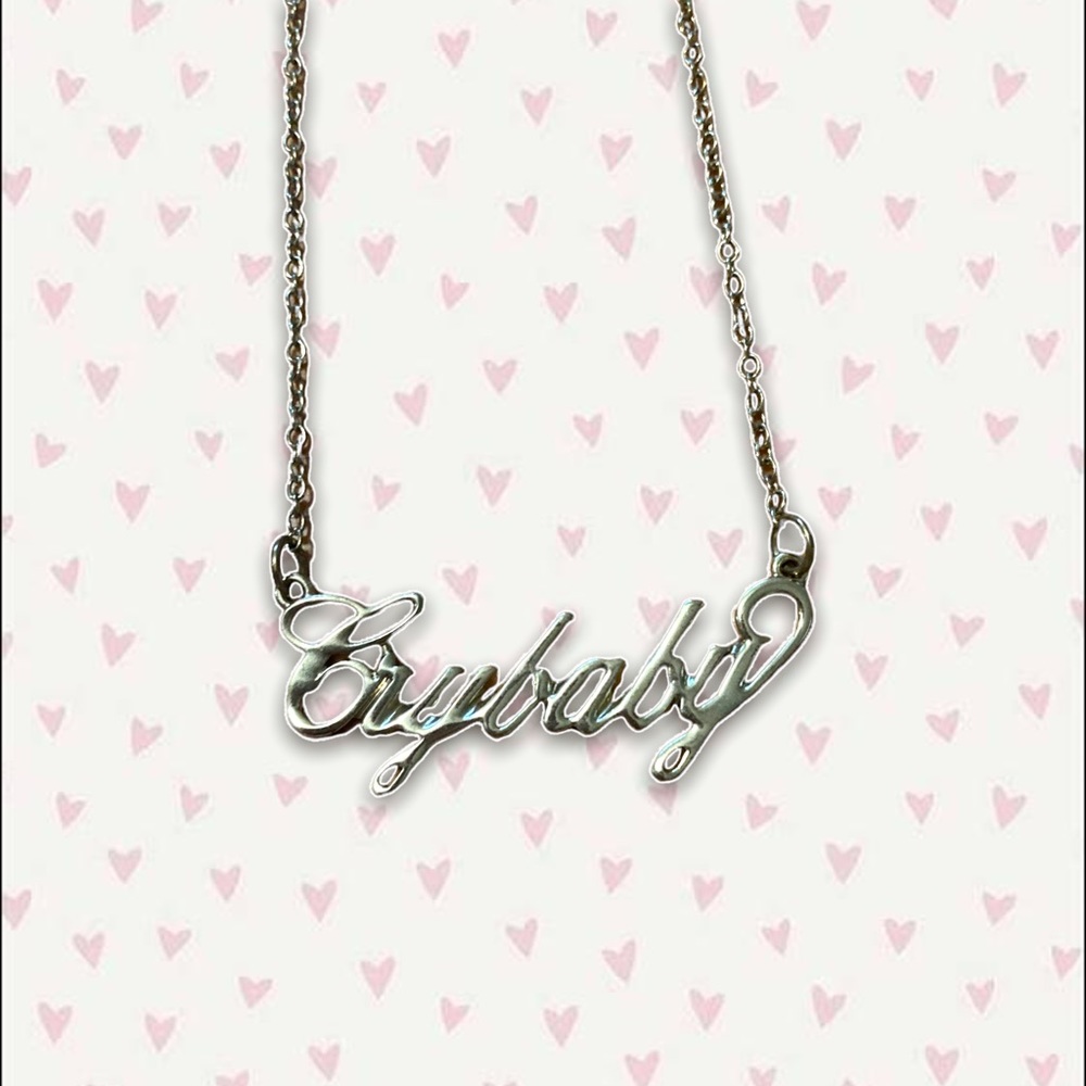 Hot topic Melanie Martinez Gold Crybaby Necklace